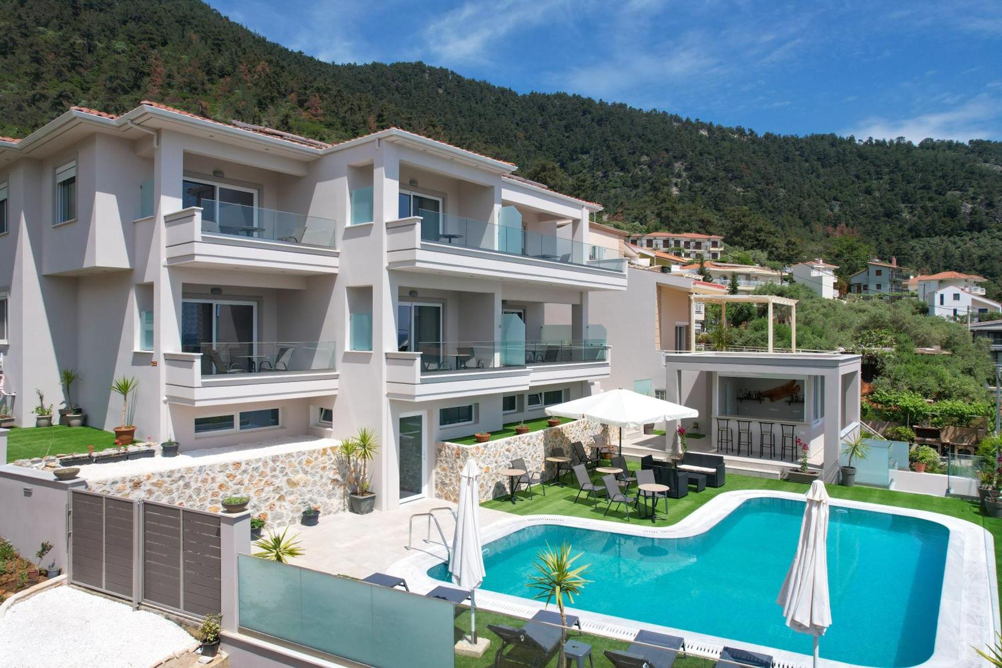 Villa Finikas Thassos Golden Beach Chrysi Ammoudia Exterior foto